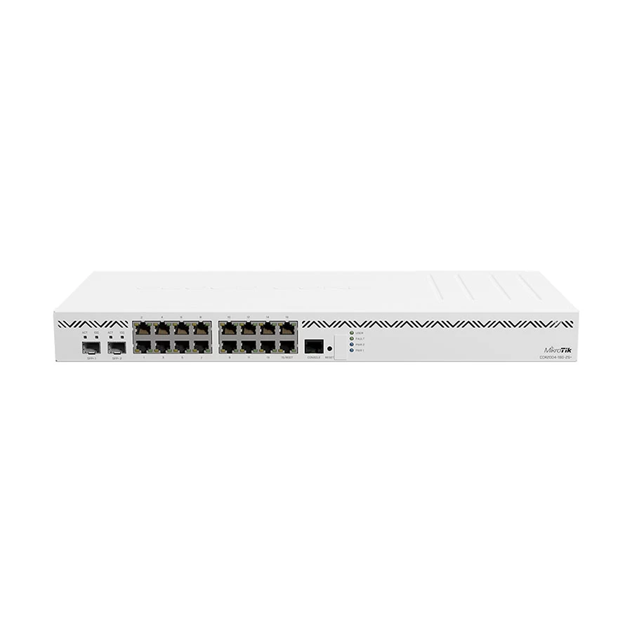 MikroTik CCR2004-16G-2S+ 4 cores x 1U Rackmount, RouterOS v7