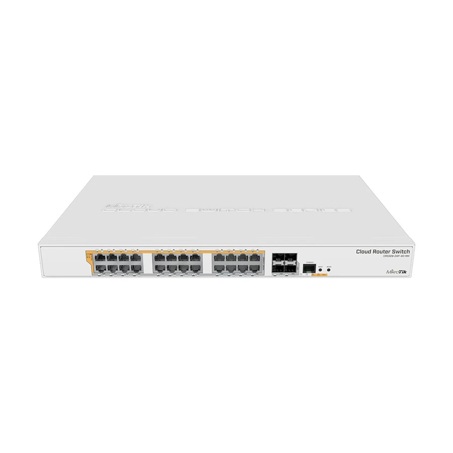 MikroTik CRS328-24P-4S+RM 28 Port (24 Port Gigabit + 4 Port SFP+) Router Switch