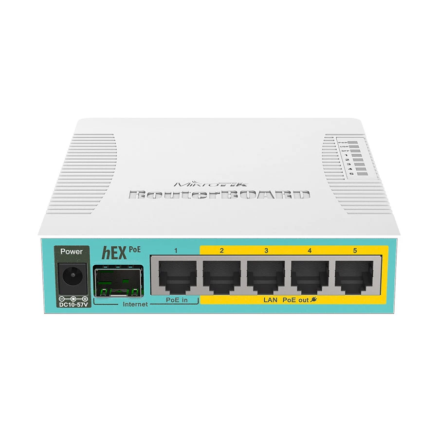 MikroTik RB960PGS hEX PoE 5 Port Gigabit Ethernet RouterOS L4 Network Router