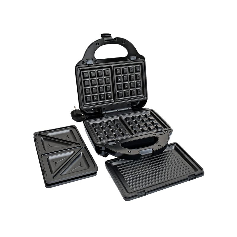 Miyako SM-826 3 in 1 Sandwich Grill and Waffle Maker - 750W