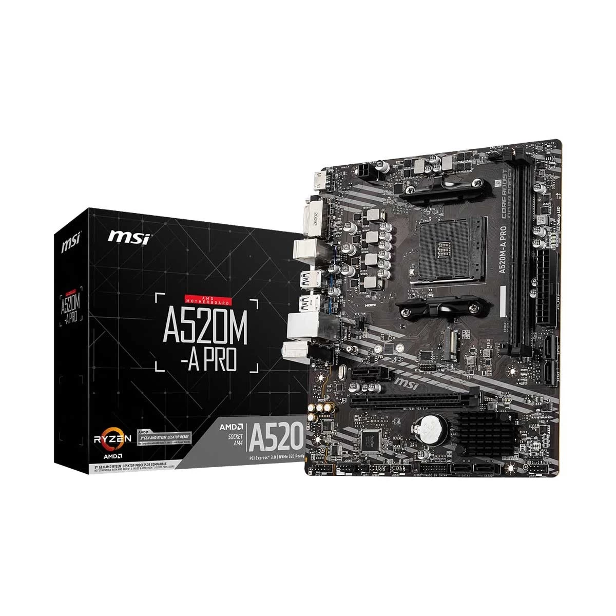 Msi A520M-A PRO DDR4 AMD Motherboard