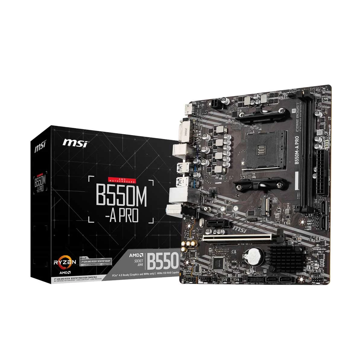 Msi B550M-A PRO DDR4 AMD AM4 Socket Motherboard
