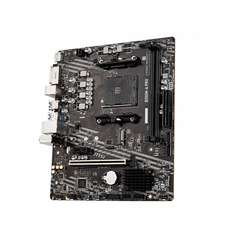 MSI B550M-A PRO DDR4 AMD AM4 Micro ATX Motherboard - official view 4