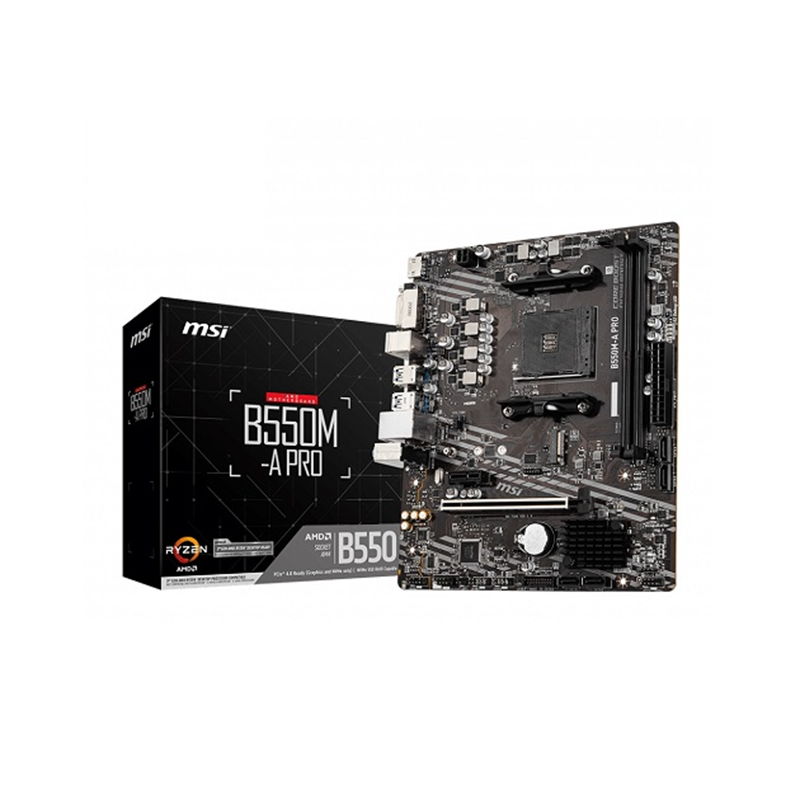 MSI B550M-A PRO DDR4 AMD AM4 Micro ATX Motherboard