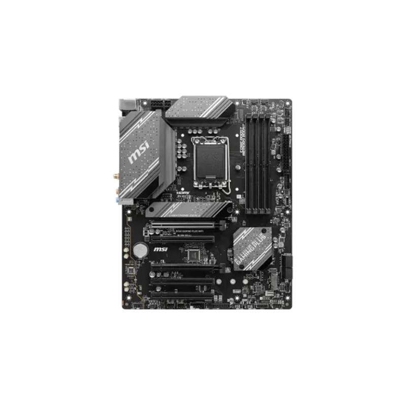 MSI B760 GAMING PLUS WIFI ATX Motherboard - official view 2