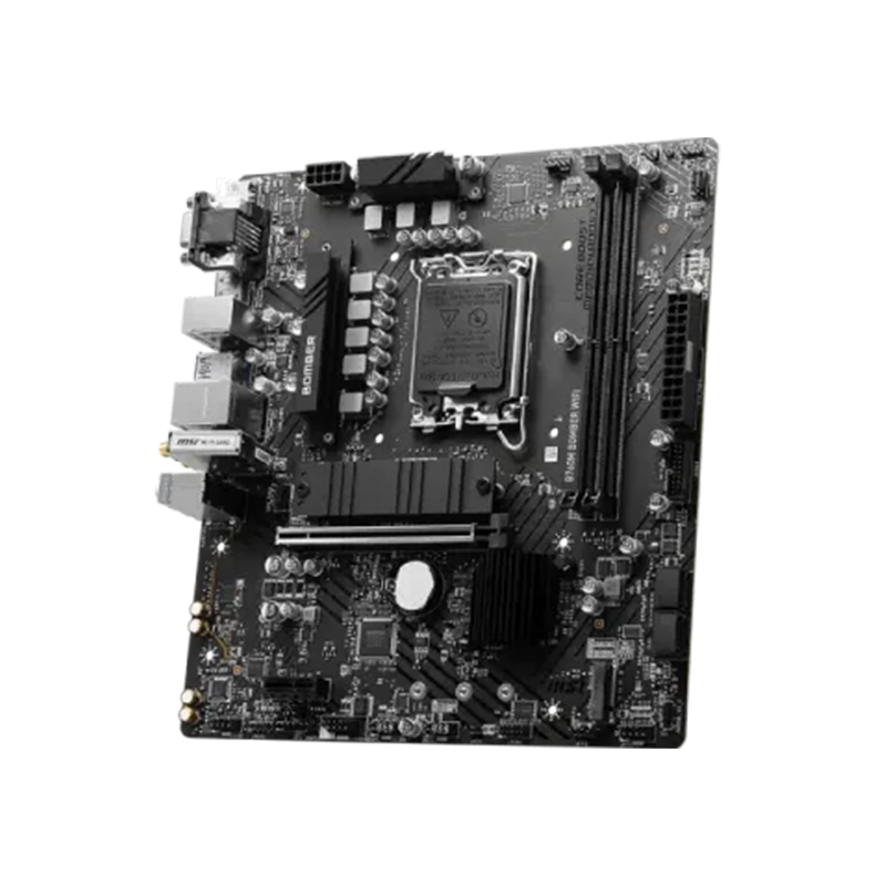 MSI B760M BOMBER WiFi Micro ATX Motherboard - official view 3