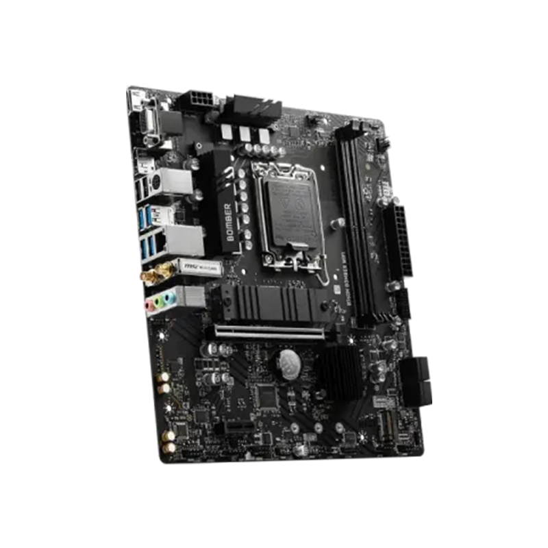 MSI B760M BOMBER WiFi Micro ATX Motherboard - official view 2