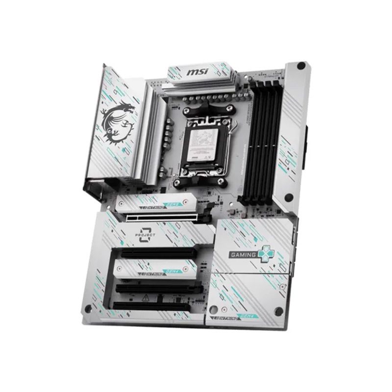 MSI B850 GAMING PLUS WIFI PZ AM5 ATX Motherboard - official view 4