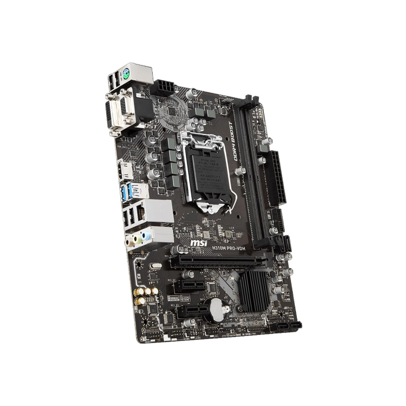 MSI H310M PRO-VDH Intel 9th Gen Motherboard - official view 2