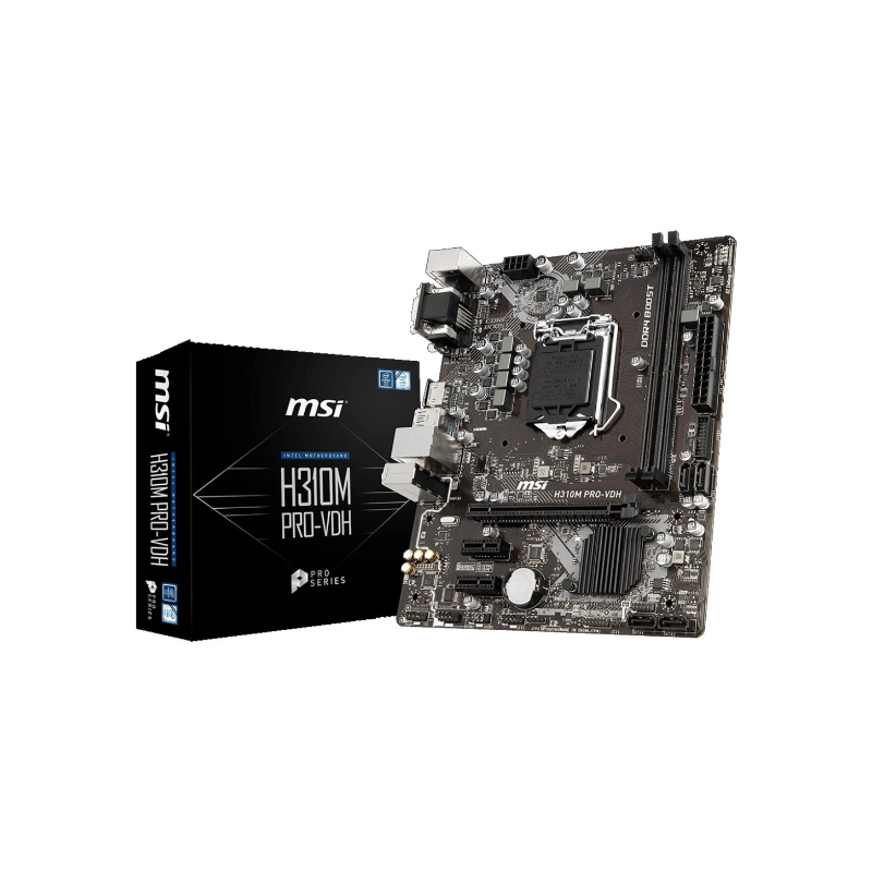 MSI H310M PRO-VDH Intel 9th Gen Motherboard