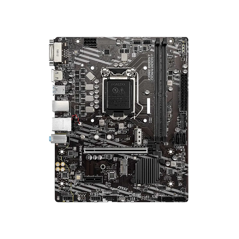 MSI H410M A Pro DDR4 10th Gen Intel Motherboard - official view 2