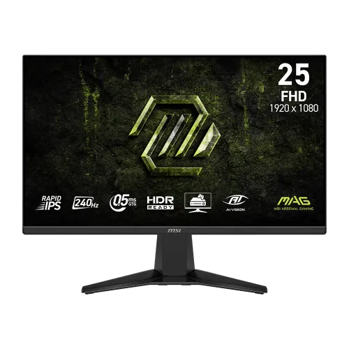 MSI MAG 255F X24 24.5" 240Hz Rapid IPS FHD Gaming Monitor