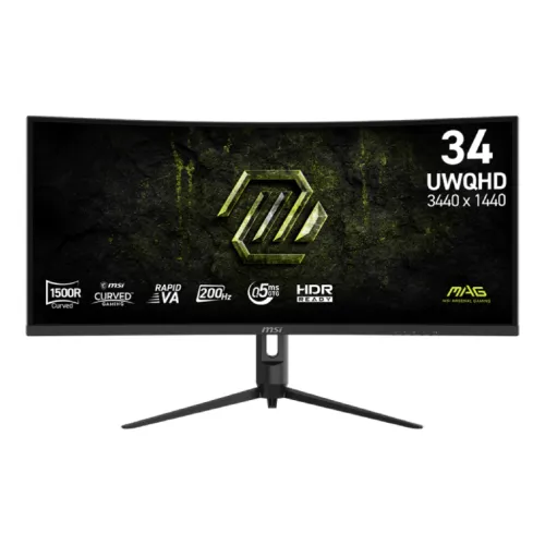 MSI MAG 342CQRF E20 34" UWQHD 200Hz VA Curved Gaming Monitor