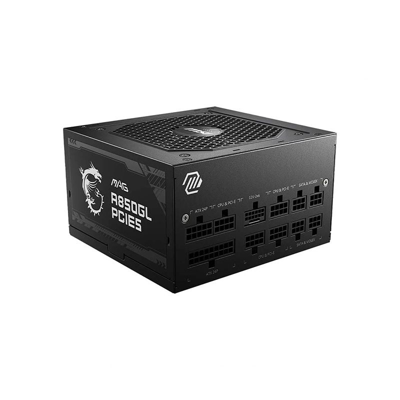 MSI MAG A850GL PCIE5 850W 80 Plus Gold Full Modular Power Supply - official view 3