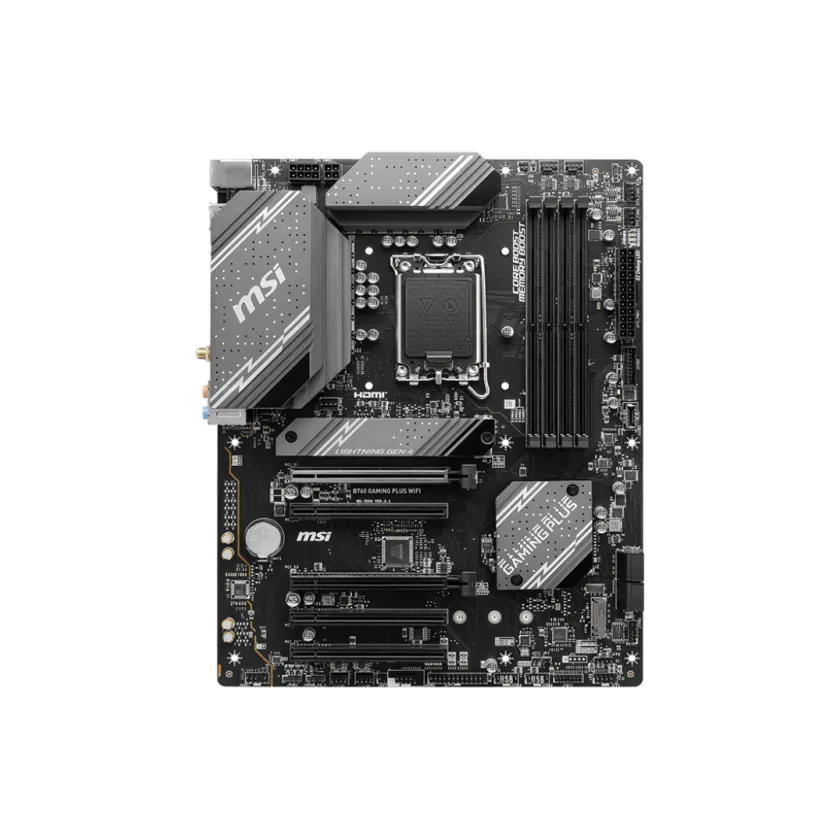 MSI MAG B760 Gaming Plus WiFi DDR5 ATX Motherboard - official view 2