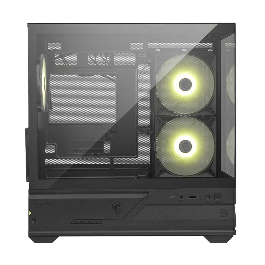 Msi MAG PANO M110R ARGB Mini Tower (Tempered Glass Window) Micro-ATX Gaming Desktop Case