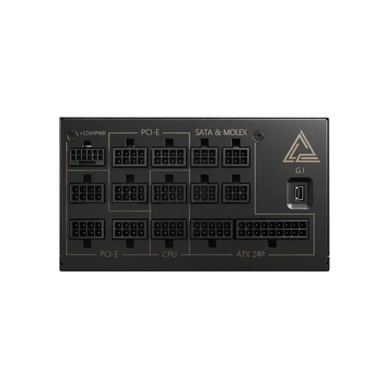 MSI MEG Ai1300P PCIE5 1300W 80 Plus Platinum Fully Modular Power Supply - official view 3