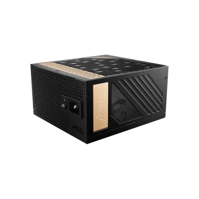 MSI MEG Ai1300P PCIE5 1300W 80 Plus Platinum Fully Modular Power Supply - official view 2