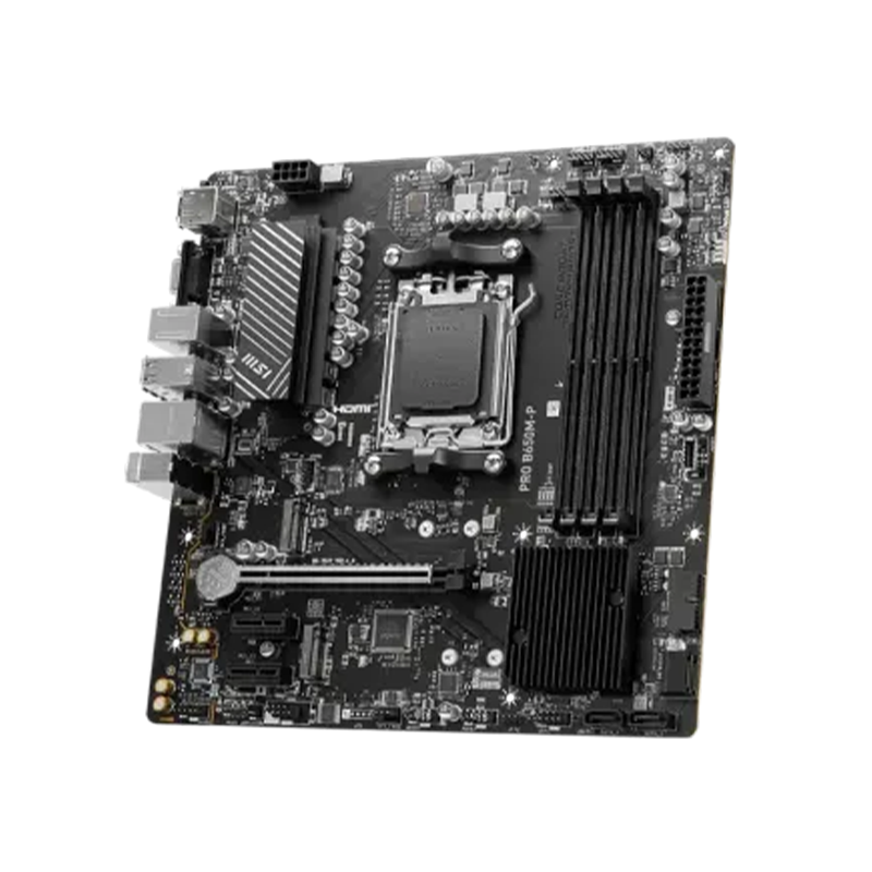 MSI PRO B650M-P DDR5 AMD AM5 Micro ATX Motherboard - official view 2