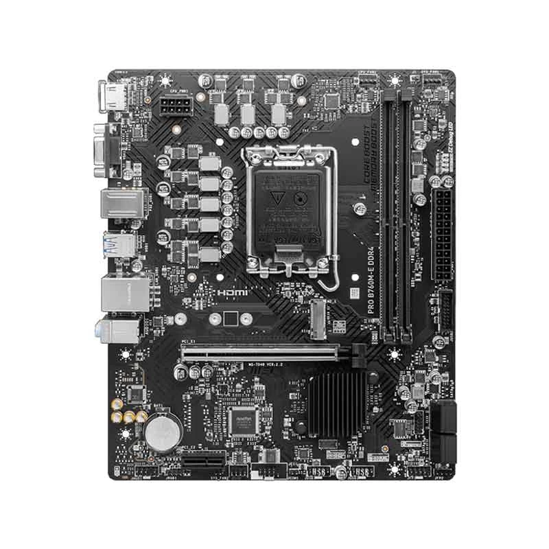 Msi PRO B760M-E DDR4 Intel LGA1700 Socket Motherboard
