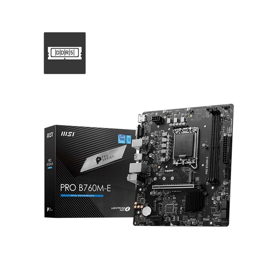 Msi PRO B760M-E DDR5 Intel Motherboard