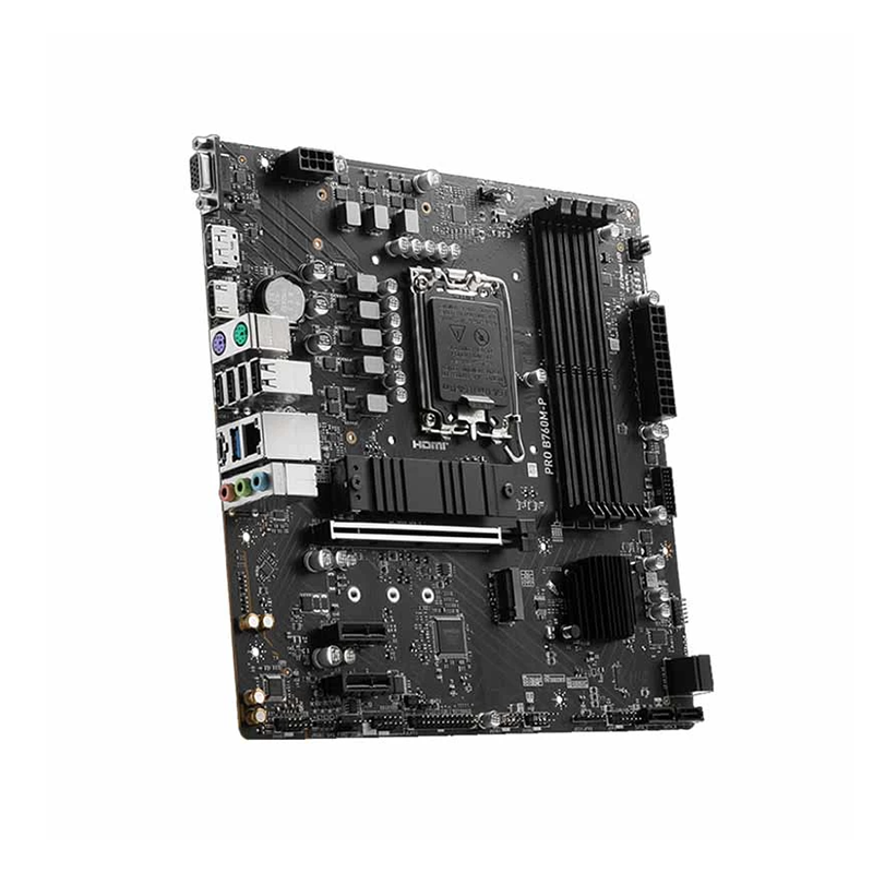 MSI PRO B760M-P DDR5 ATX Motherboard - official view 3