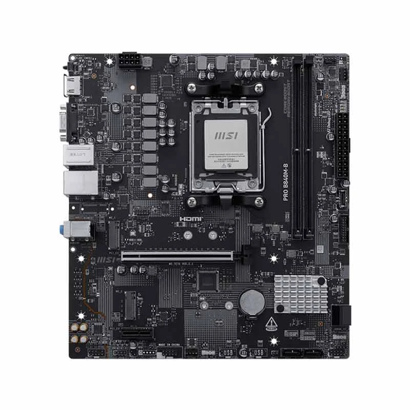Msi PRO B840M-B DDR5 AMD AM5 Socket Motherboard