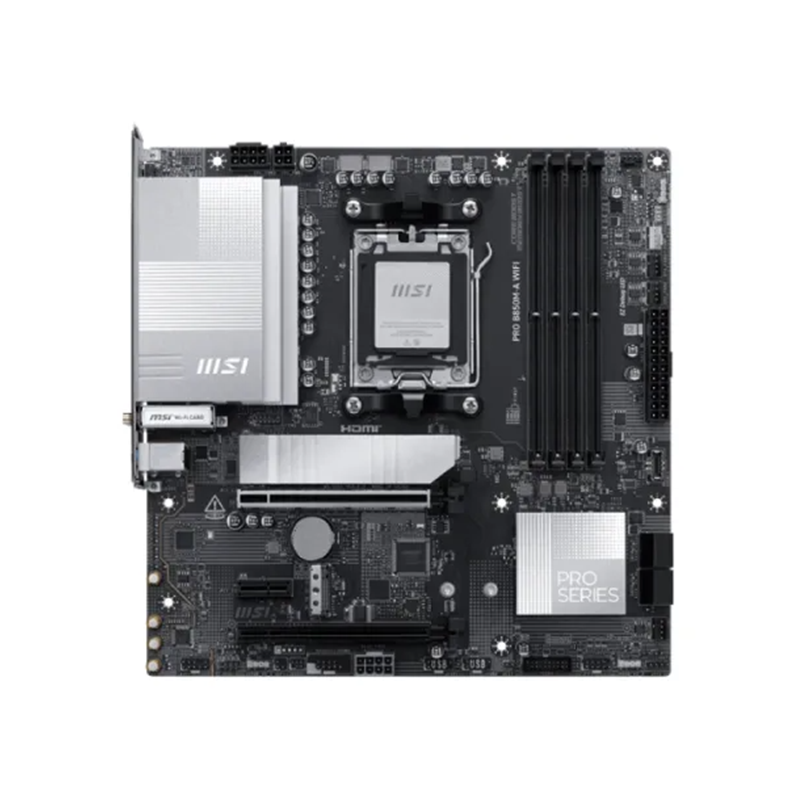 MSI PRO B850M-A WIFI AM5 Micro ATX Motherboard - official view 2