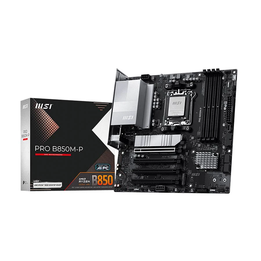 Msi PRO B850M-P DDR5 AMD AM5 mATX Motherboard