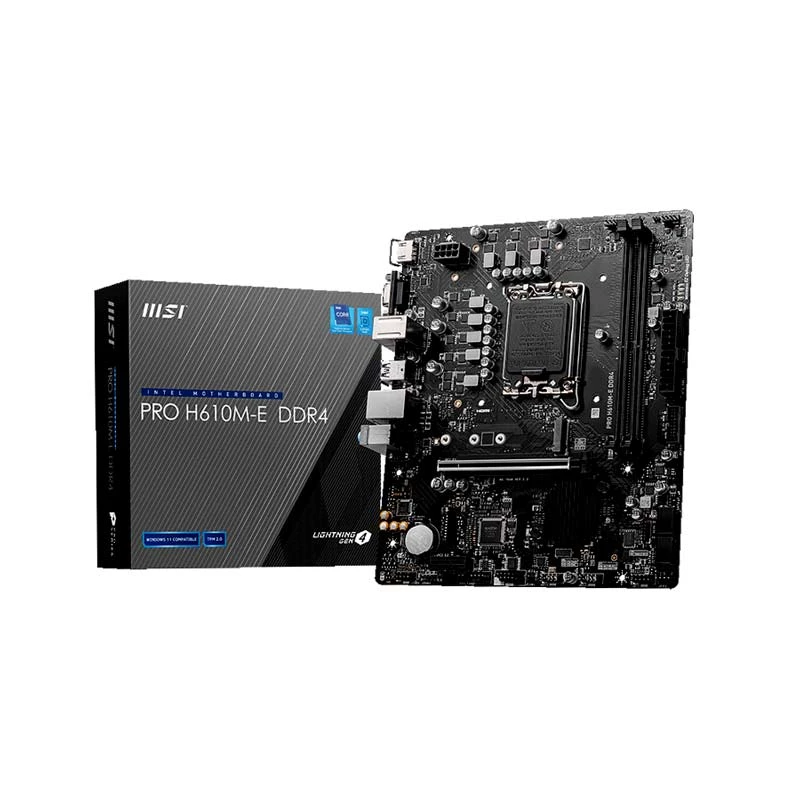 Msi PRO H610M-E DDR4 Intel Motherboard