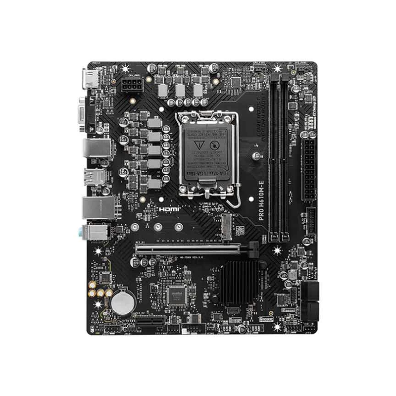 MSI PRO H610M-E DDR5 Intel Micro ATX Motherboard