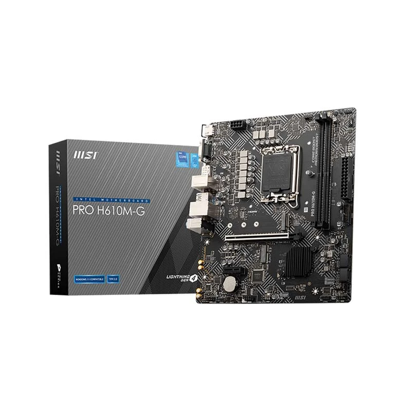 Msi PRO H610M-G DDR5 Intel Motherboard