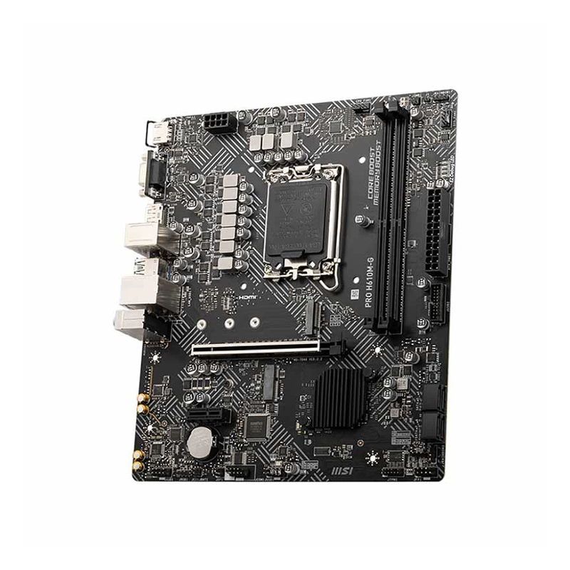 MSI PRO H610M-G DDR5 Intel Micro ATX Motherboard - official view 4