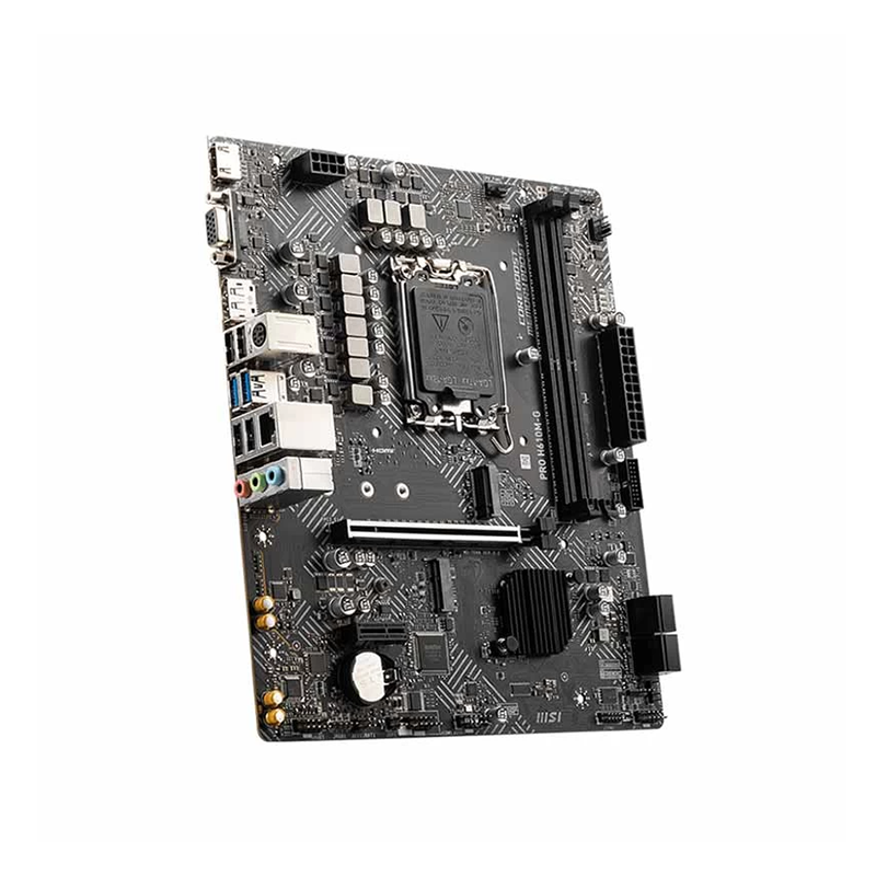 MSI PRO H610M-G DDR5 Intel Micro ATX Motherboard - official view 3