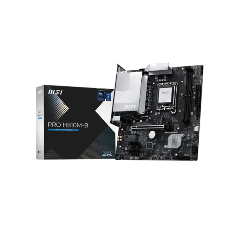 MSI PRO H810M-B DDR5 LGA1851 Micro ATX Motherboard