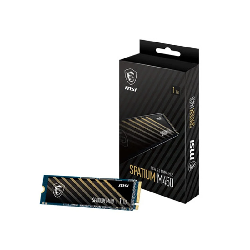 MSI SPATIUM M450 PCIe Gen4.0 NVMe M.2 2280 SSD - official view 2
