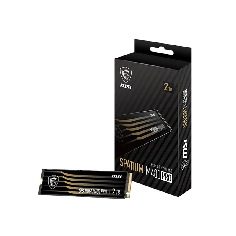 MSI SPATIUM M480 PRO PCIe 4.0 M.2 NVMe SSD - official view 2