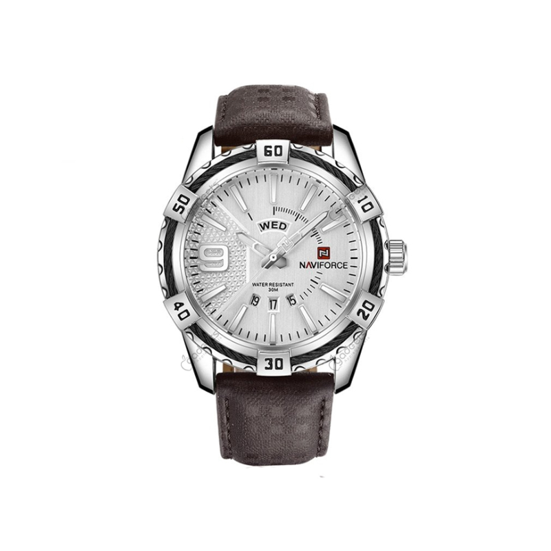 NAVIFORCE NF9117 Casual Quartz PU Leather Men’s Watch