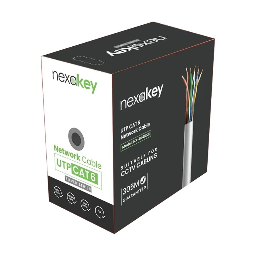 NexaKey NX-SL48C6 Cat-6 UTP, 305 Meter, Network Cable #NX-SL48C6