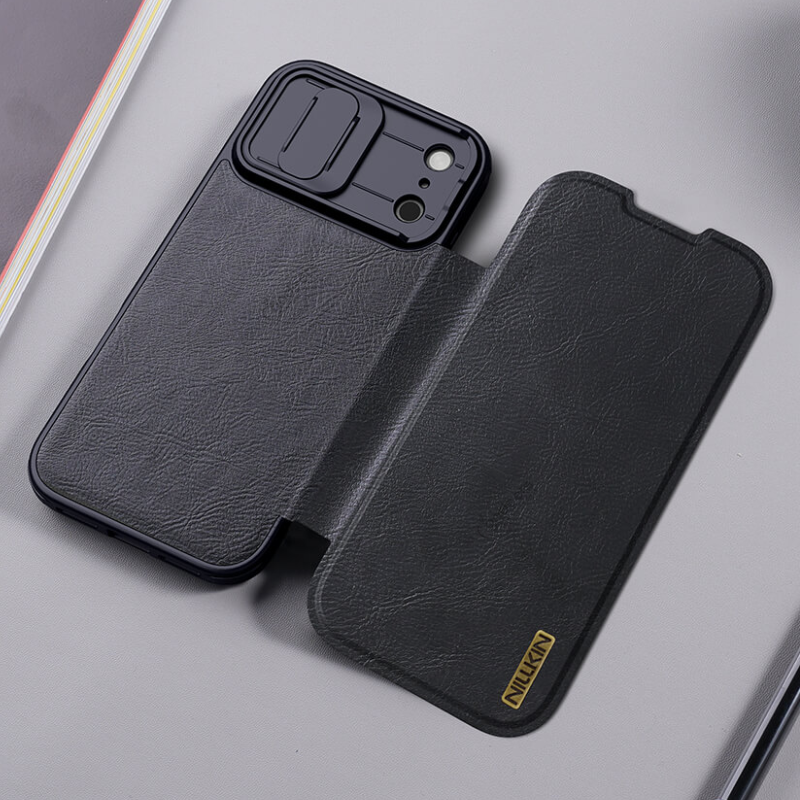 Nillkin Qin Pro Series Flip Leather Case for iPhone 17 Series