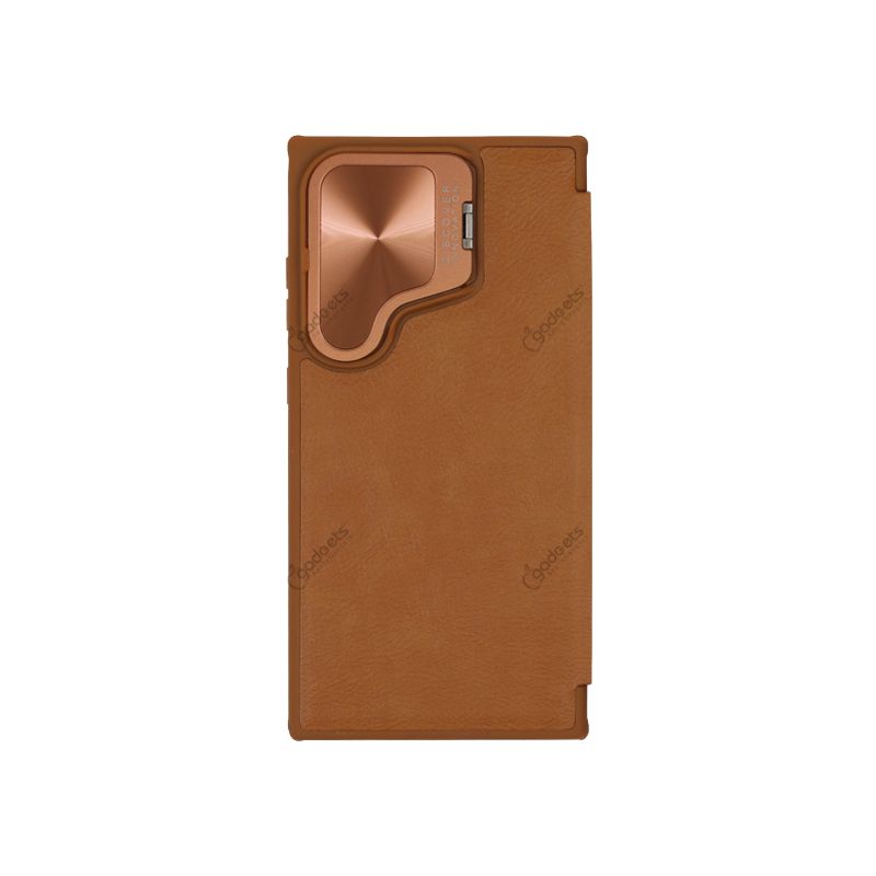 Nillkin Qin Prop Leather Case with Lens Protection for Galaxy S24 Ultra - official view 3