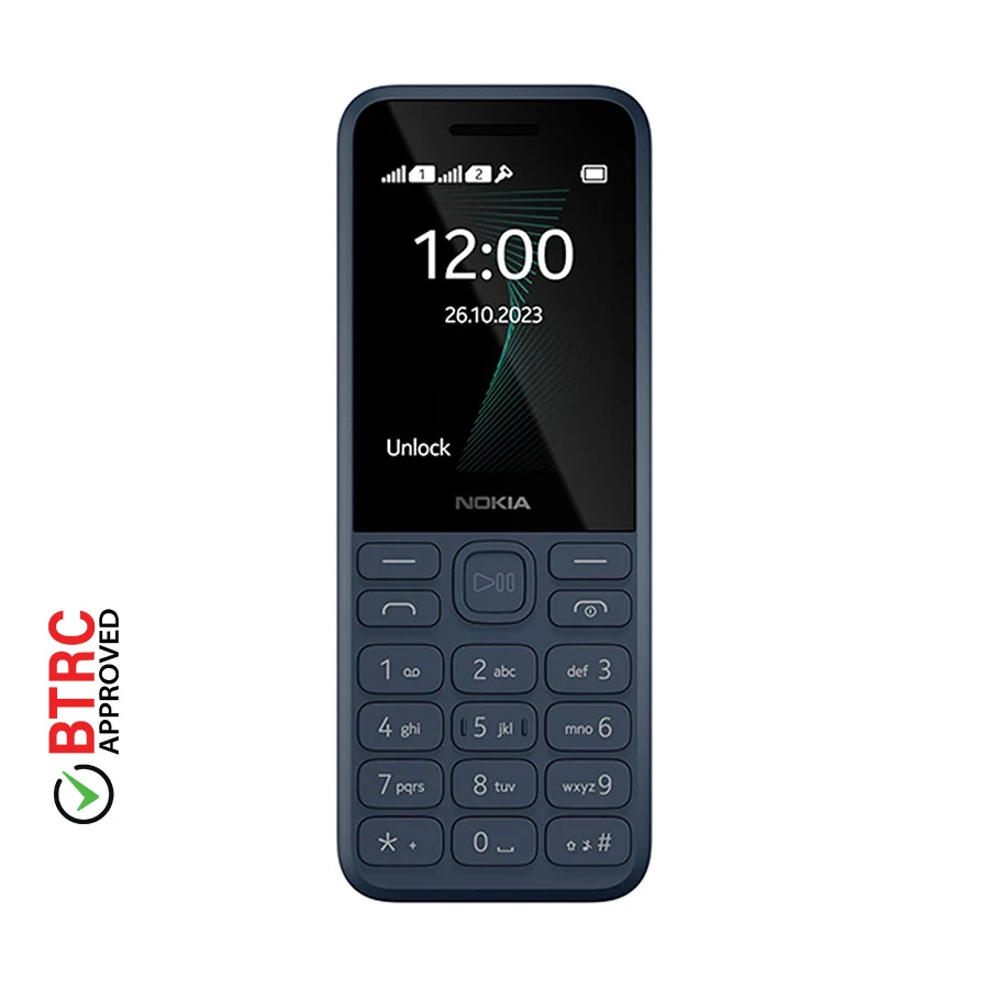 Nokia 130 (2023) Dark Feature Phone (Dual Sim)
