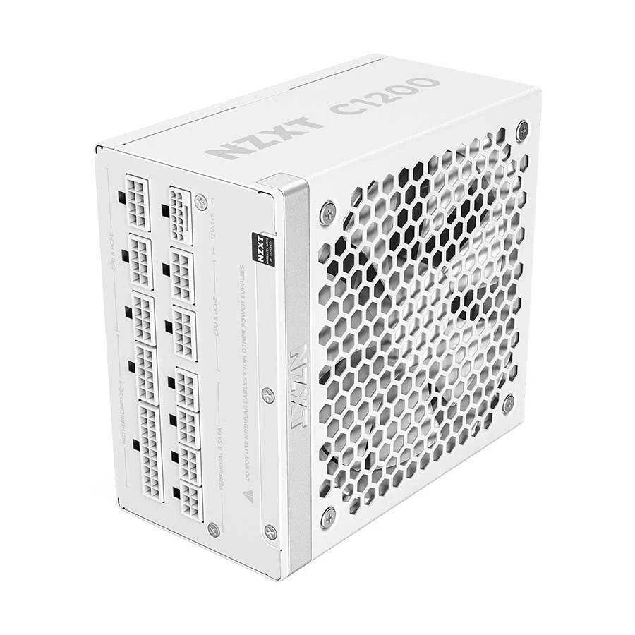 NZXT C1200 ATX 3.1 1200W Full Modular 80 Plus Certified Matte White Power Supply #PA-2G2BW-UK
