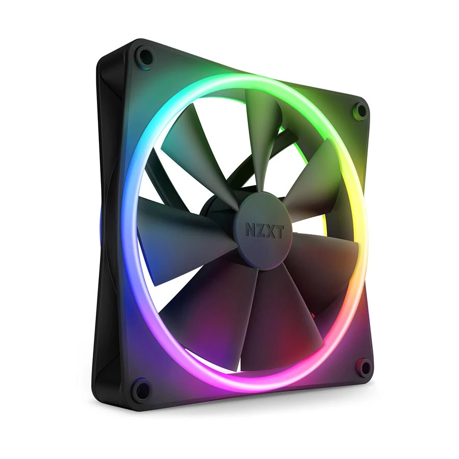 NZXT F140 RGB DUO 140mm (1xFAN) Casing Cooling Fan #RF-D14SF-B1