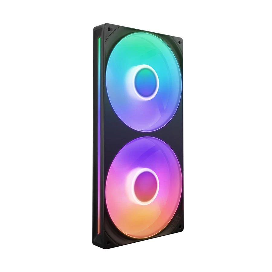 NZXT F280 RGB Core 280mm (2xFAN) Single Frame Casing Cooling Fan #RF-U28HF-B1