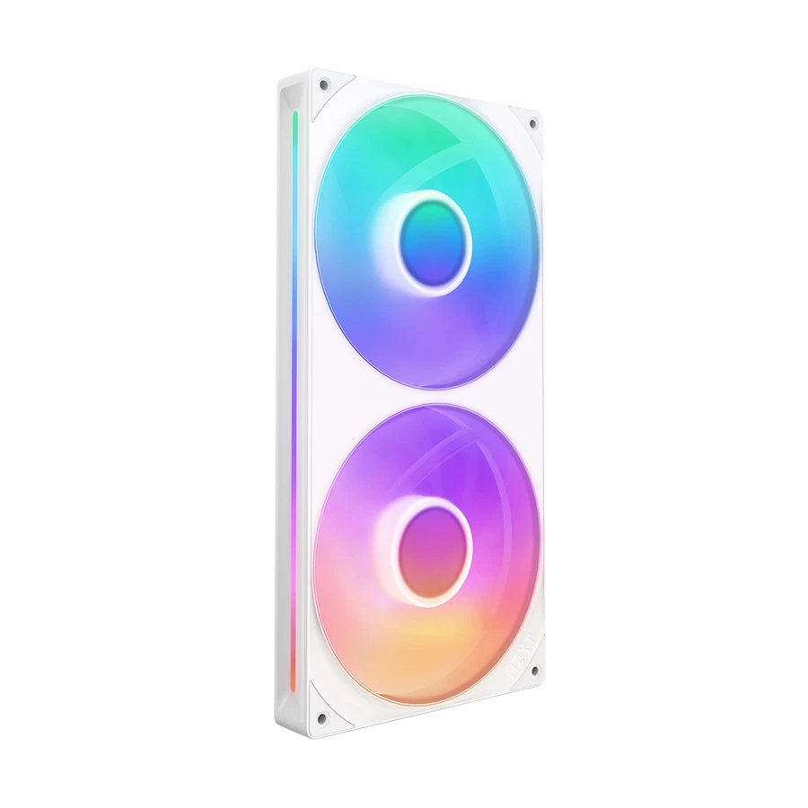 NZXT F280 RGB Core 280mm (2xFAN) Single Frame Casing Cooling Fan #RF-U28HF-W1