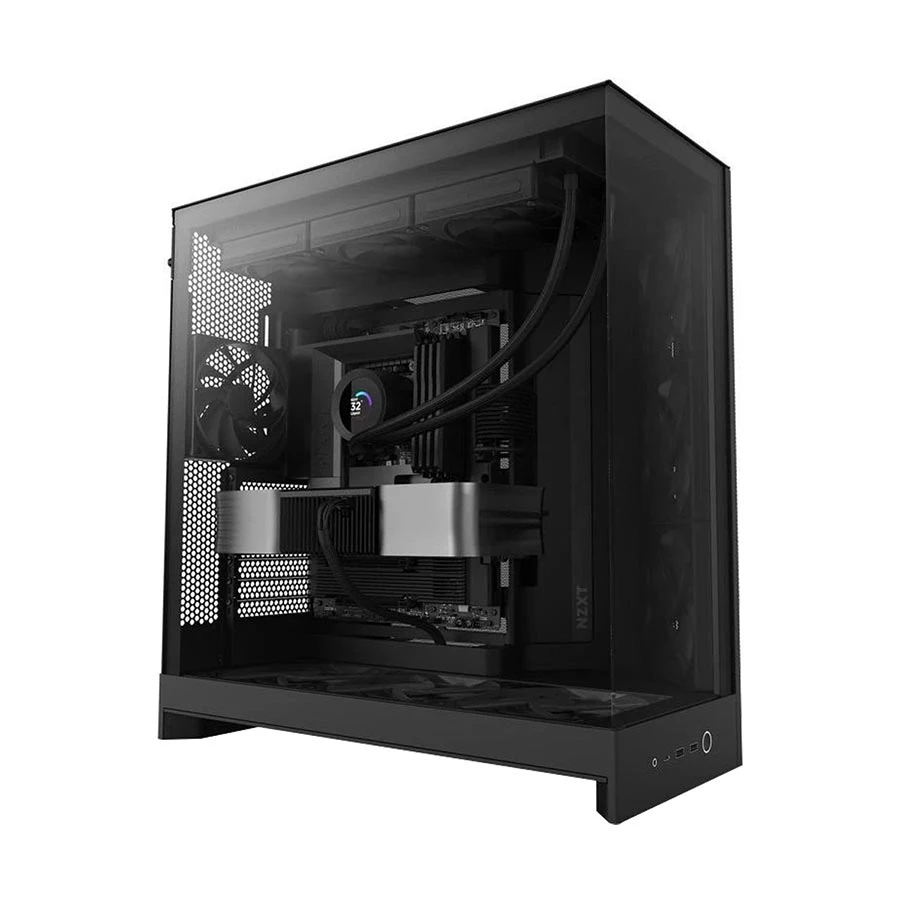 NZXT H9 Flow Mesh Mid Tower E-ATX Gaming Desktop Case #CM-H92FB-0