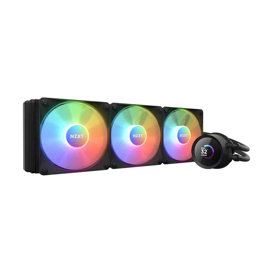 NZXT Kraken 360 RGB 360mm AIO Liquid CPU Cooler with LCD Display #RL-KR360-B1