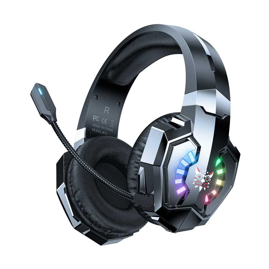 ONIKUMA B15 RGB Tri-Mode Bluetooth Gaming Headphone