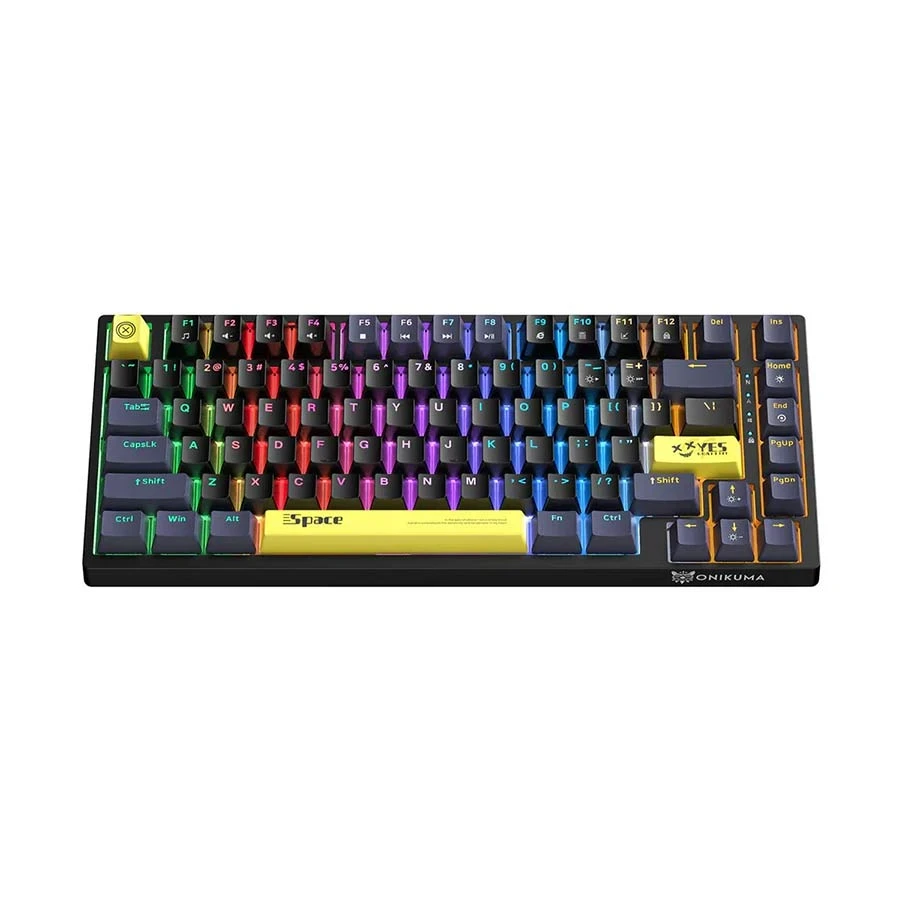 ONIKUMA G52 RGB Wired ( Switch) Blue-Black Mechanical Gaming Keyboard